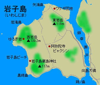 岩子島地図