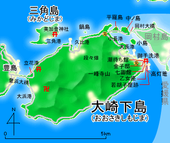 大崎下島地図