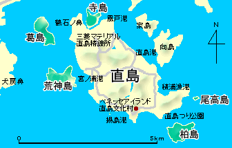 直島付近地図