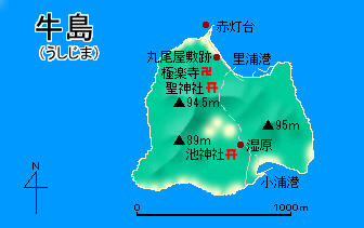 牛島地図