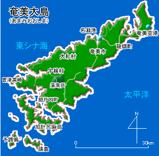 奄美大島図