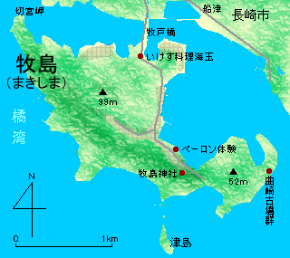 牧島地図