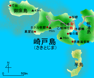 崎戸島地図