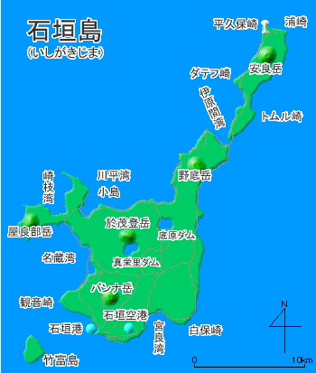石垣島図