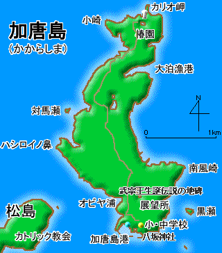加唐島地図