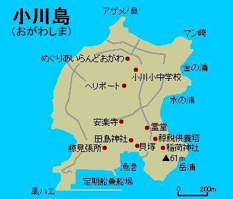 小川島地図