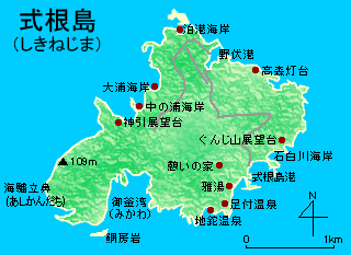 式根島地図