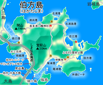 伯方島地図