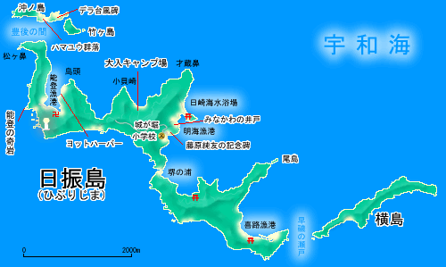 日振島地図