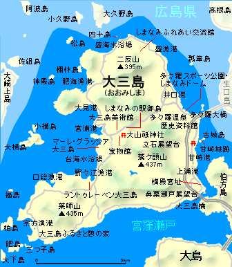 大三島地図