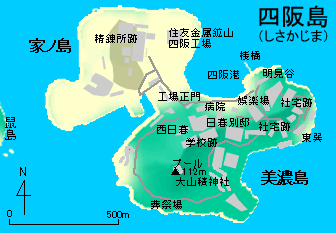 四阪島地図
