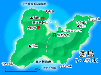 斎島地図