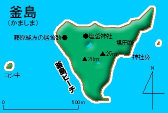 釜島地図