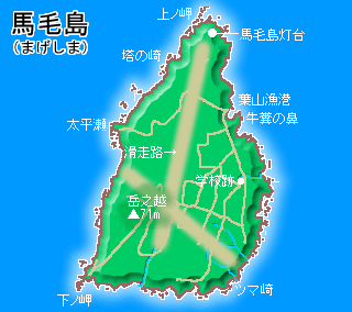 馬毛島地図