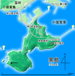 黒島map