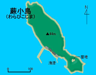 蕨小島地図